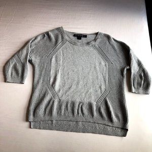 FRENCH CONNECTION GREY KNIT SWEATER